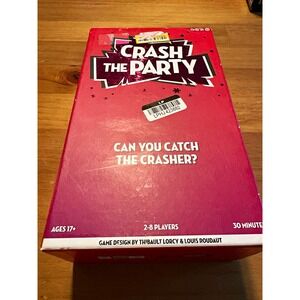 Crash the Party Party Game w/Box, Ages 17+, 2-8 Players Sealed